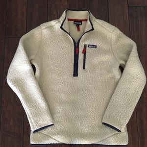 Like New Patagonia Retro Pile 1/2 1/4 Zip Sweater Fleece Pullover
